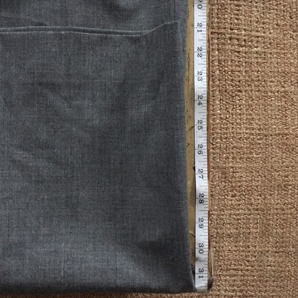 TAHARI HEATHER GRAY 2 PC PANT BLAZER SUIT SET 6 - Picture 12 of 16